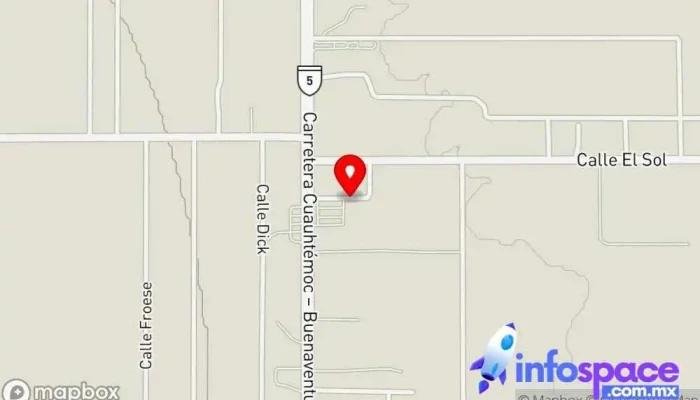 mapa de Salazar Consultores Cuauhtemoc Diseñador de sitios web en km 7 Corredor Comercial Manitoba
