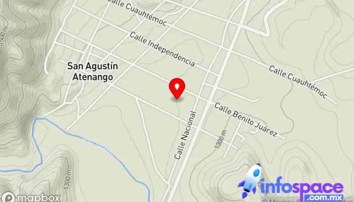 mapa de San Agustin Atenango Clínica ambulatoria en Silacayoápam