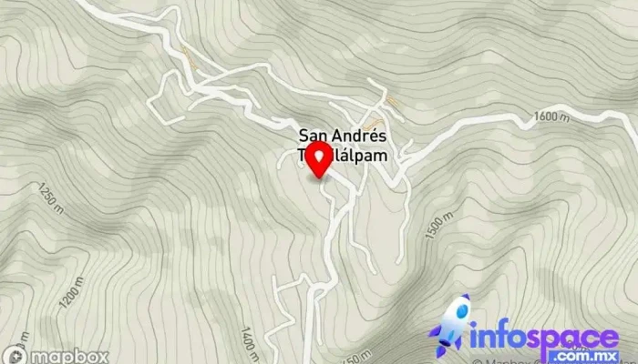 mapa de San Andrés Teotilálpam  en San Andrés Teotilálpam