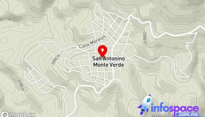 mapa de San Antonino Monte Verde  en San Antonino Monte Verde