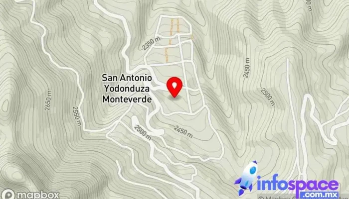 mapa de San antonino monte verde Sociedad de viviendas en San Antonio Yodonduza Monteverde