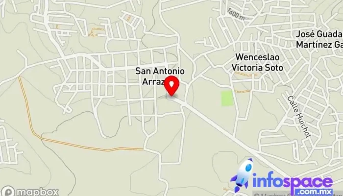 mapa de San Antonio Arrazola Alebrijes Atracción turística en Arrazola