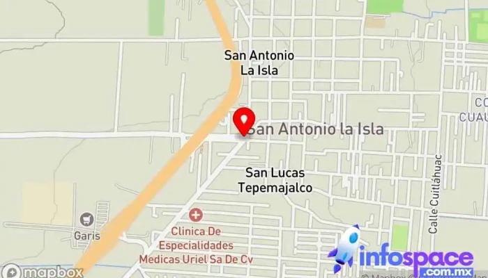 mapa de San Antonio la Isla  en San Antonio la Isla