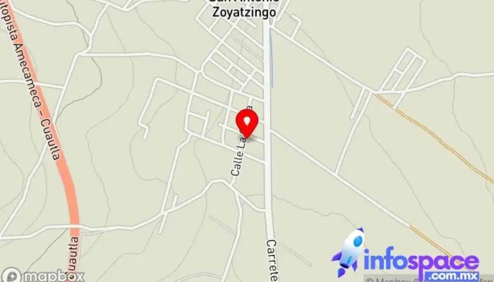 mapa de San Antonio Zoyatzingo  en San Antonio Zoyatzingo