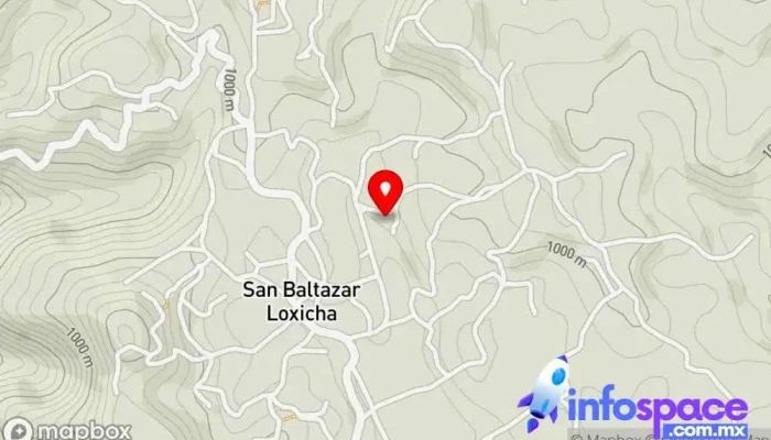 mapa de San Baltazar Loxicha  en Oaxaca