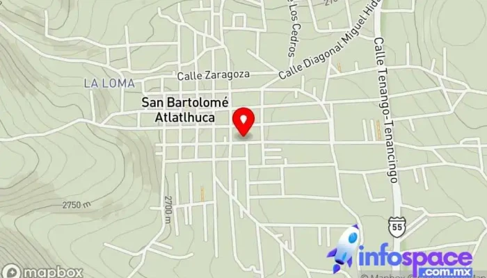 mapa de San Bartolomé Atlatlahuca  en San Bartolomé Atlatlahuca