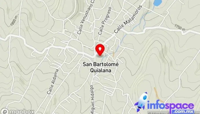mapa de San Bartolomé Quialana  en San Bartolomé Quialana