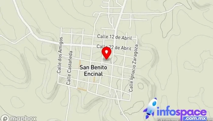 mapa de San Benito el Encinal Sociedad de viviendas en Loma Bonita