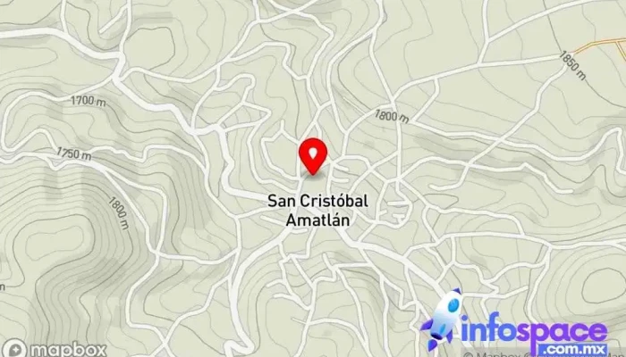 mapa de San Cristóbal Amatlán  en San Cristóbal Amatlán