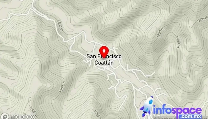 mapa de San Francisco Coatlán  en San Francisco Coatlán