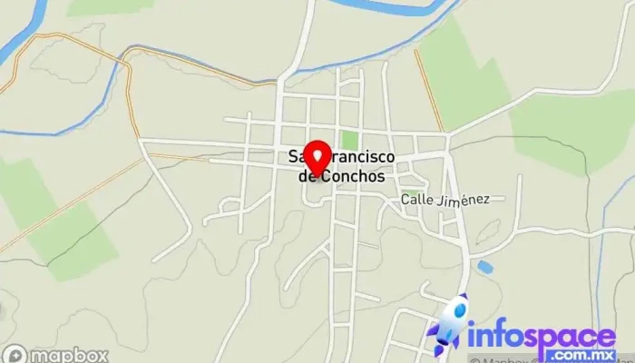 mapa de San Francisco de Conchos  en San Francisco de Conchos
