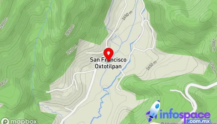 mapa de San Francisco Oxtotilpan  en San Francisco Oxtotilpan
