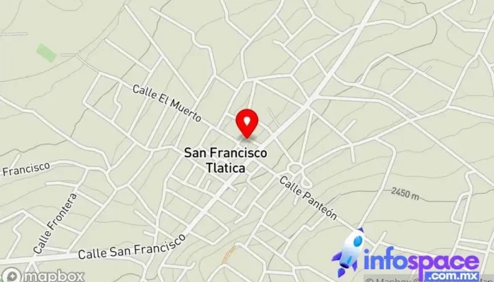 mapa de San Francisco Tlaltica  en San Francisco Tlaltica