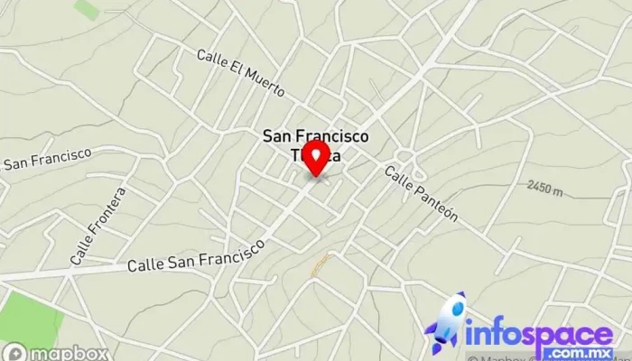 mapa de San Francisco Tlatica Bus stop en San Francisco Tlaltica