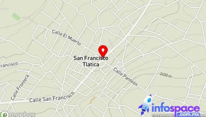 mapa de San Francisco Tlatica Bus stop en San Francisco Tlaltica