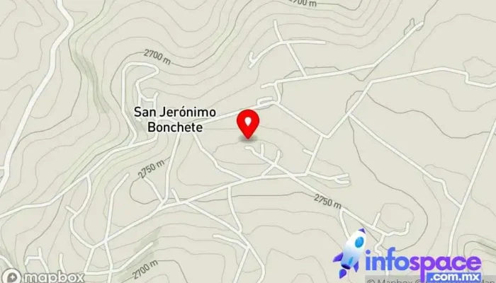 mapa de San Jerónimo Bonchete  en San Jerónimo Bonchete