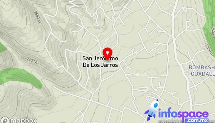 mapa de San Jerónimo de los Jarros  en San Jerónimo de los Jarros