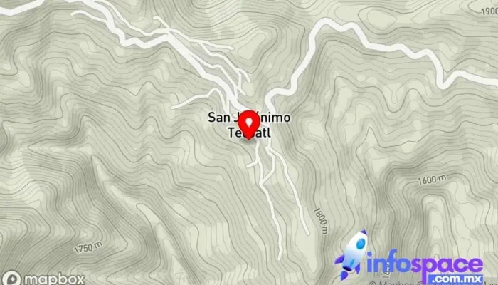 mapa de San Jerónimo Tecóatl  en San Jerónimo Tecóatl