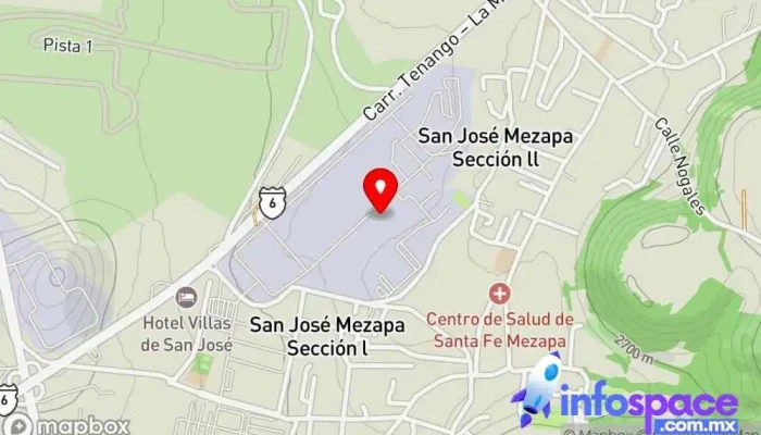 mapa de San José Mezapa Secc. II  en San José Mezapa Secc. II