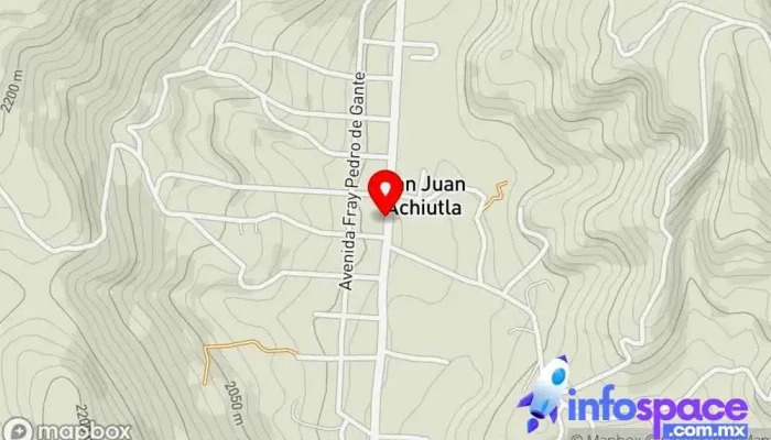 mapa de San Juan Achiutla  en San Juan Achiutla