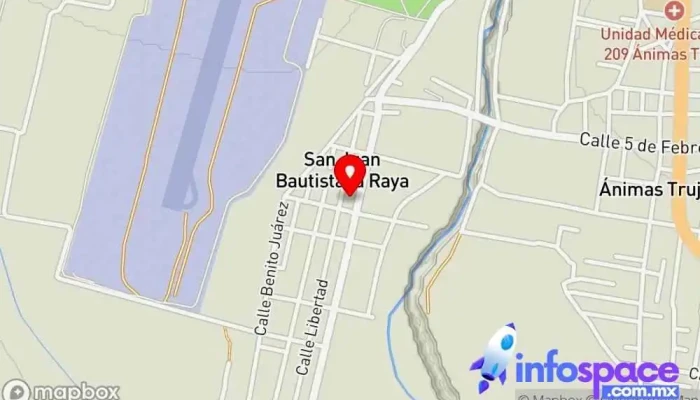 mapa de San Juan Bautista la Raya  en San Juan Bautista la Raya