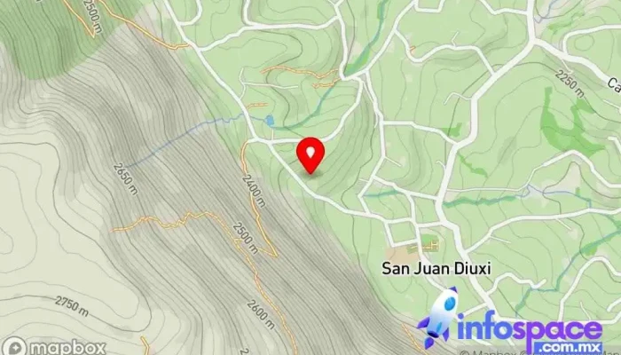 mapa de San Juan Diuxi  en San Juan Diuxi