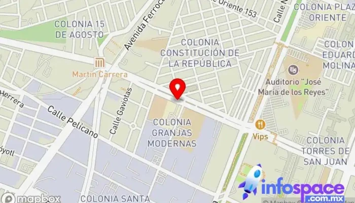 mapa de San Juan Bus stop en Ciudad de México