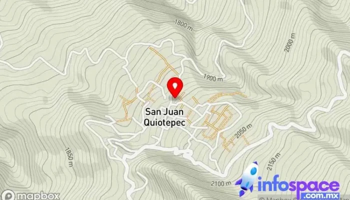 mapa de San Juan Quiotepec  en San Juan Quiotepec