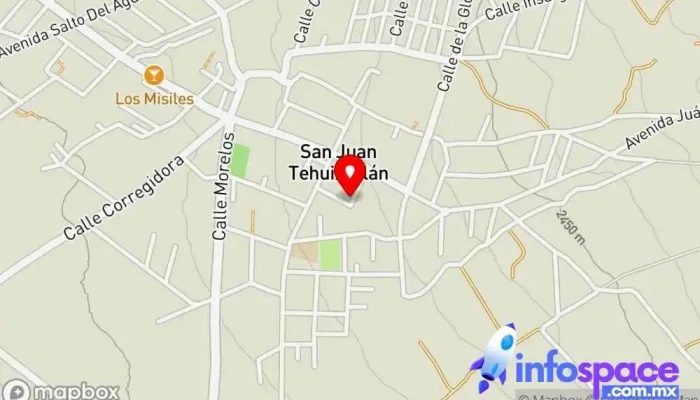 mapa de San Juan Tehuixtitlán  en San Juan Tehuixtitlán
