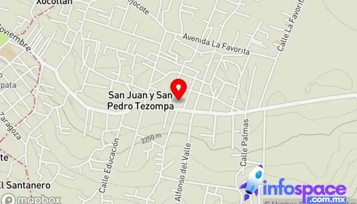 mapa de San Juan Tezompa  en San Juan Tezompa
