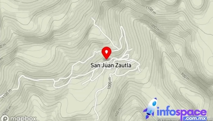 mapa de San Juan Zautla Oaxaca Centro escolar en San Pedro Sochiápam