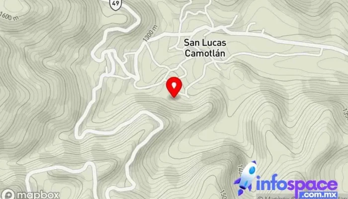 mapa de San Lucas Camotlán  en San Lucas Camotlán