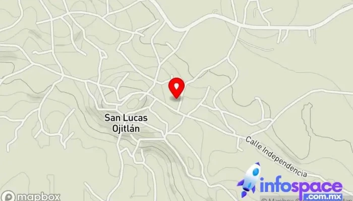 mapa de San Lucas Ojitlan  en San Lucas Ojitlán