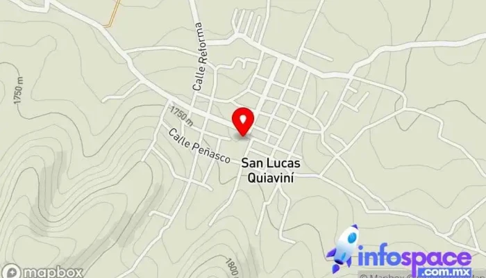 mapa de San Lucas Quiaviní  en San Lucas Quiaviní