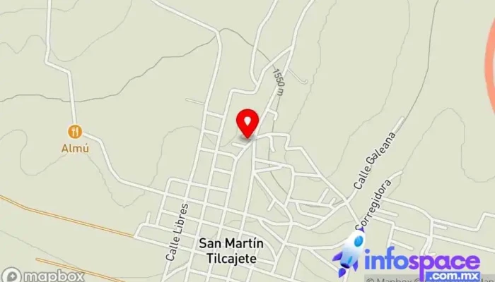 mapa de San Martin Tilcajete Clínica ambulatoria en Santa Ana Zegache