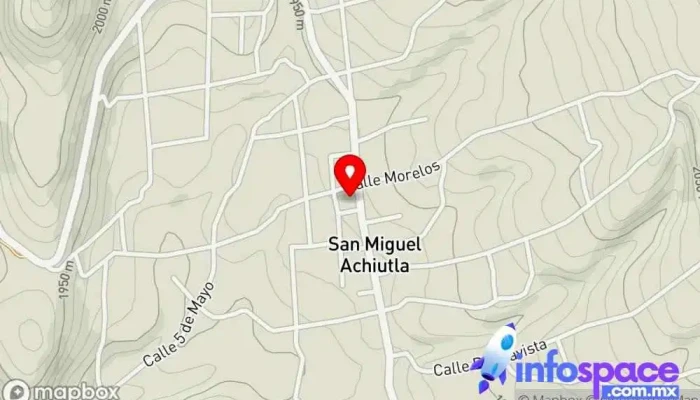 mapa de San Miguel Achiutla Oficina de la Administración en San Miguel Achiutla