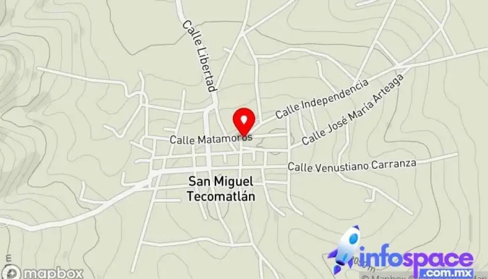mapa de San Miguel Tecomatlán  en San Miguel Tecomatlán