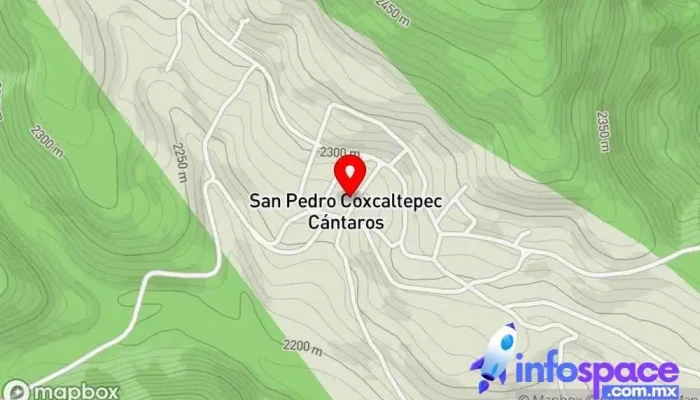 mapa de San Pedro Coxcaltepec Cántaros  en San Pedro Coxcaltepec Cántaros