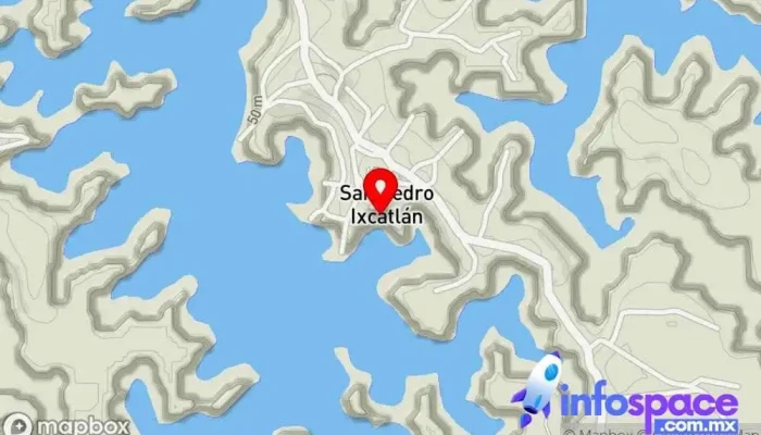 mapa de San Pedro Ixcatlán  en San Pedro Ixcatlán