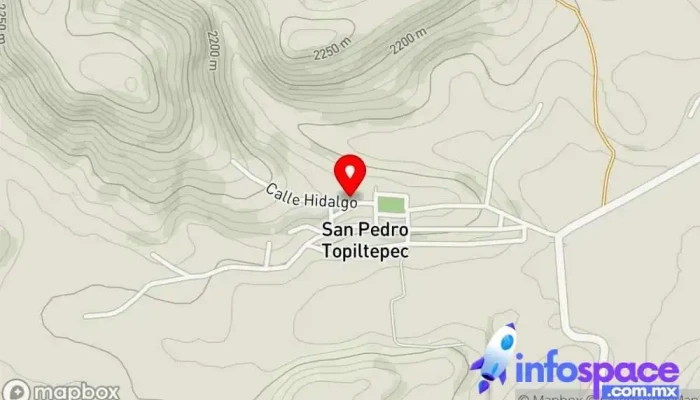 mapa de San Pedro Topiltepec  en San Pedro Topiltepec