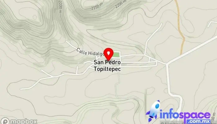 mapa de San Pedro Topiltepec  en Oaxaca