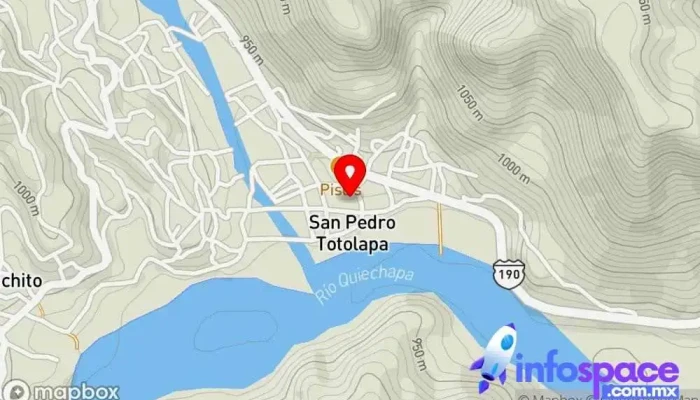 mapa de San Pedro Totolápam  en San Pedro Totolápam