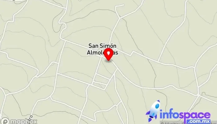 mapa de San Simón Almolongas  en San Simón Almolongas