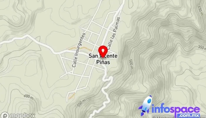 mapa de San Vicente Piñas  en San Vicente Piñas