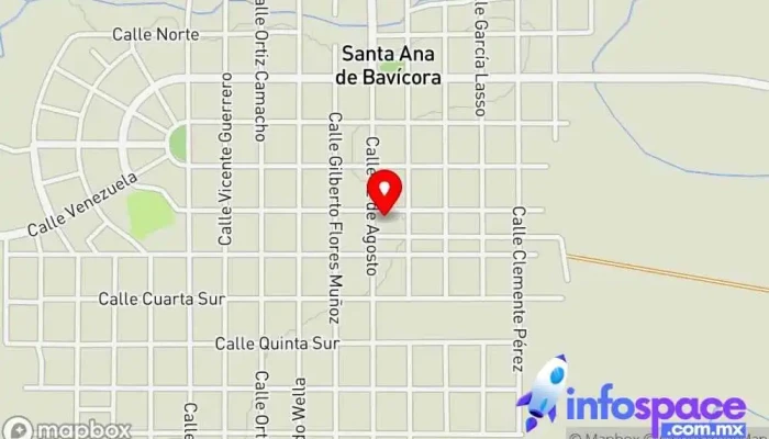 mapa de Santa Ana  en Santa Ana