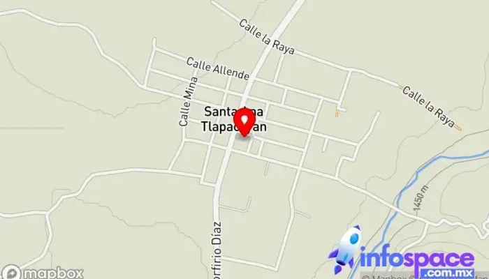 mapa de Santa Ana Tlapacoyan  en Santa Ana Tlapacoyan