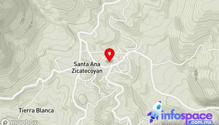 mapa de Santa Ana Zicatecoyan  en Santa Ana Zicatecoyan