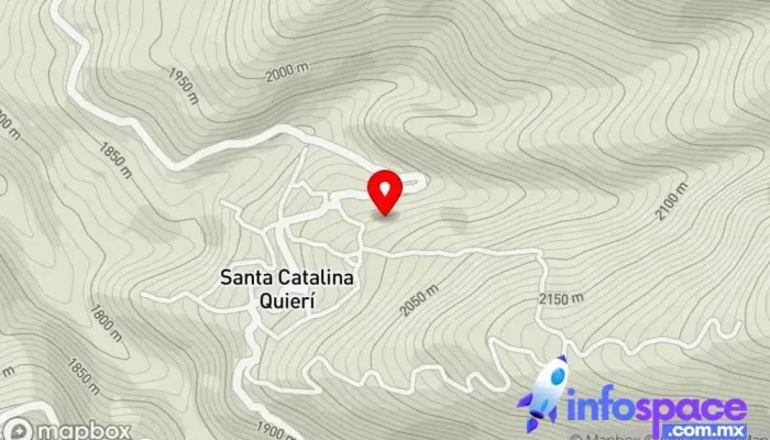 mapa de Santa Catalina Quierí  en Santa Catalina Quierí