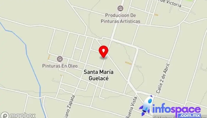 mapa de Santa María Guelacé  en Santa María Guelacé