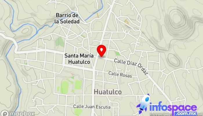 mapa de Santa María Huatulco  en Santa María Huatulco
